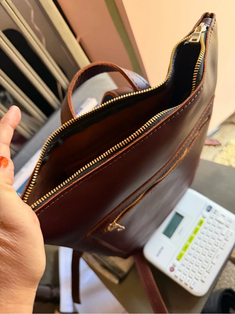 Portland Leather compact leather